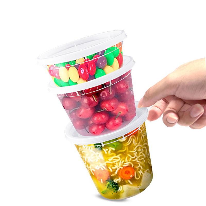Meal Prep No Microwave - 10Pcs Clear Food-Grade BPA-Free Storage Container