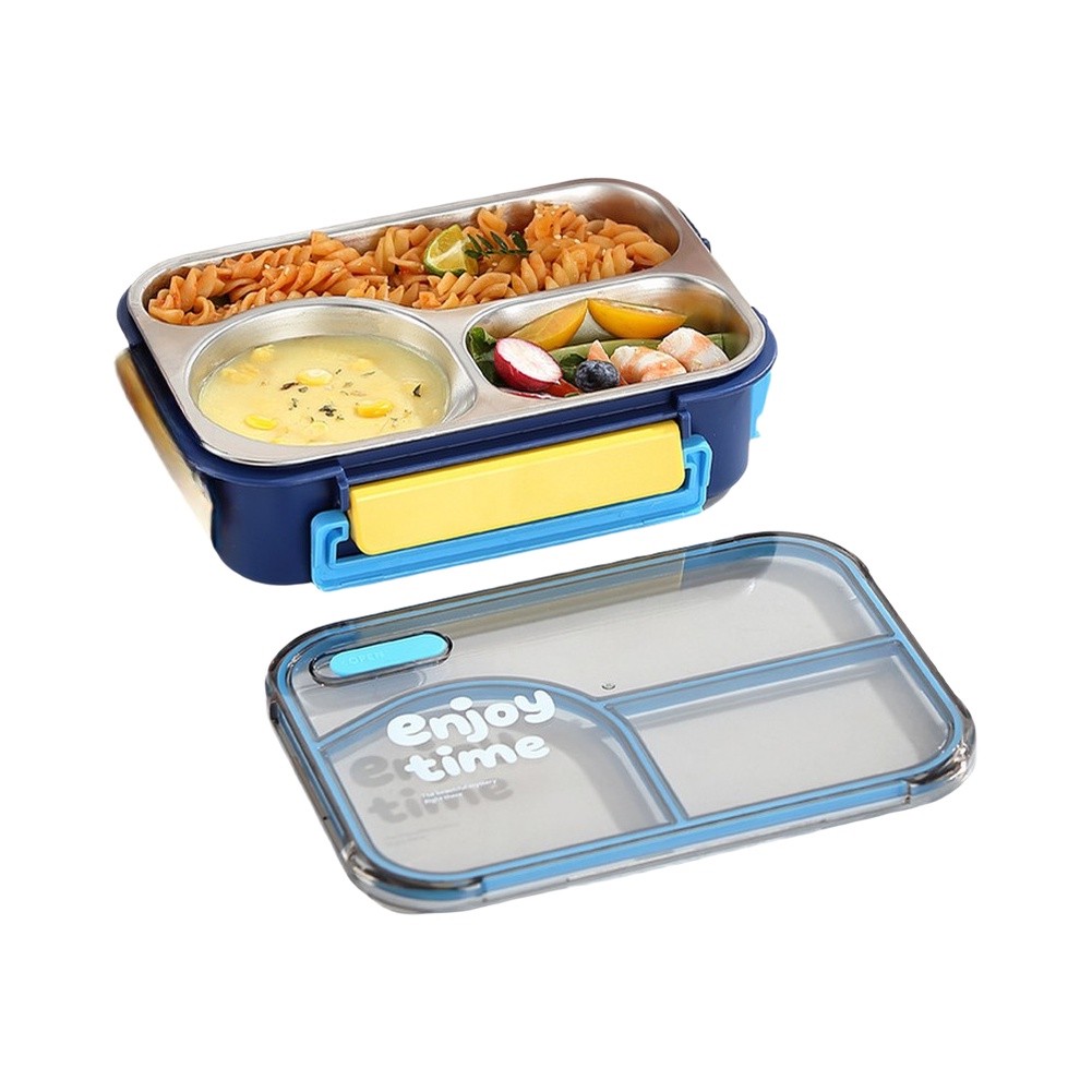 650ml 3 Compartment Leakproof  - Meal Prep Yellow 评论和价格