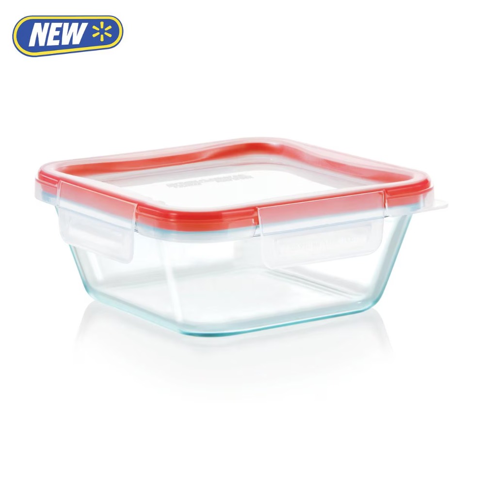 Freshlock 4-Cup Square Glass F - Meal Prep Oven Safe Containers 评论和价格