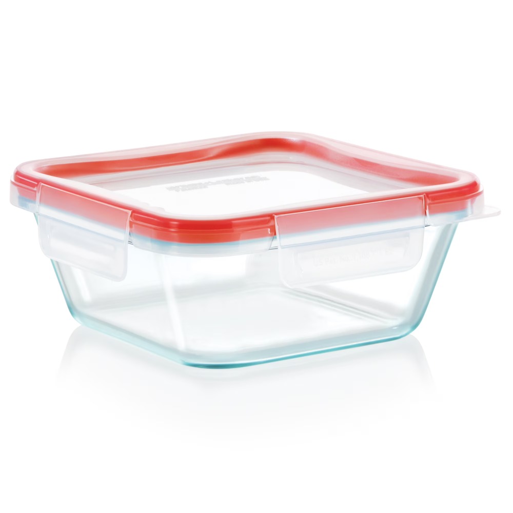 Freshlock 4-Cup Square Glass F - Meal Prep Oven Safe Containers 评论和价格