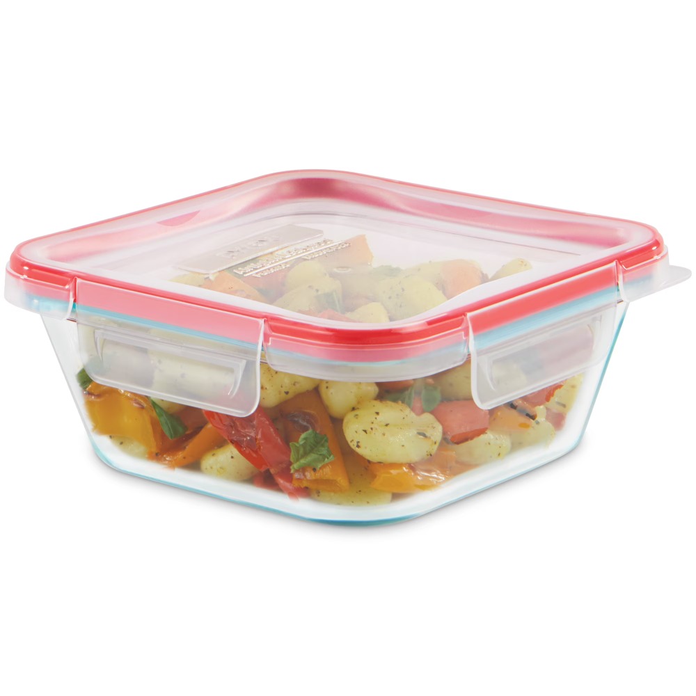 Freshlock 4-Cup Square Glass F - Meal Prep Oven Safe Containers 评论和价格