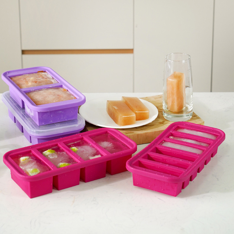 1/2 Cup Silicone Freezer Molds - Meal Prep Oven Safe Containers 评论和价格
