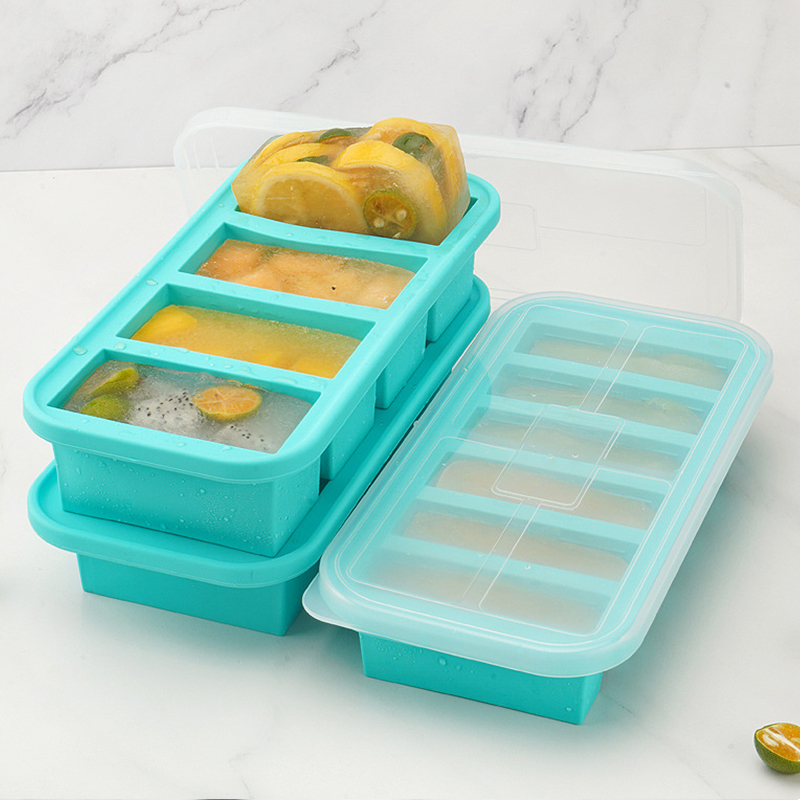 1/2 Cup Silicone Freezer Molds - Meal Prep Oven Safe Containers 评论和价格