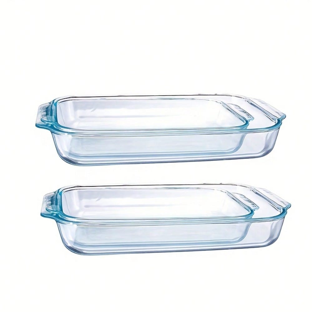 4-Piece Rectangular Deep Glass - Meal Prep Noodles 评论和价格
