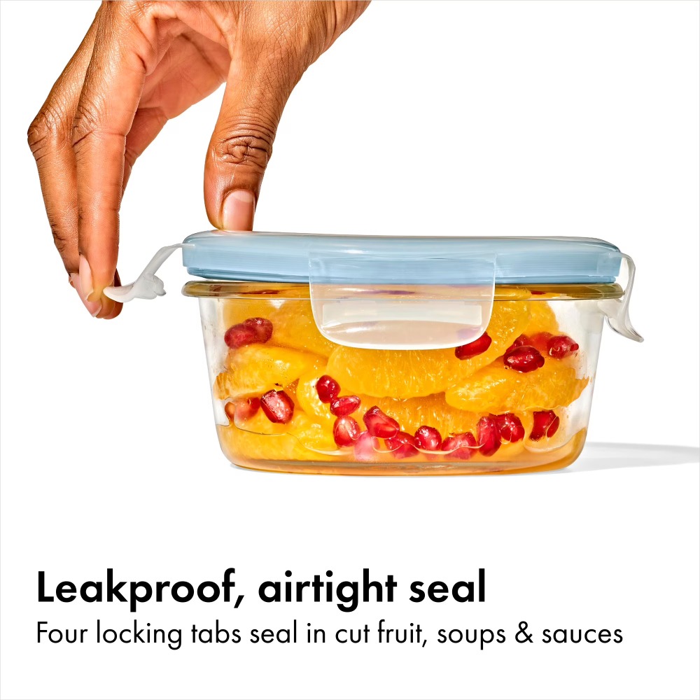 Smart Seal 2-Cup Round Glass F - Meal Prep Oven Safe Containers 评论和价格