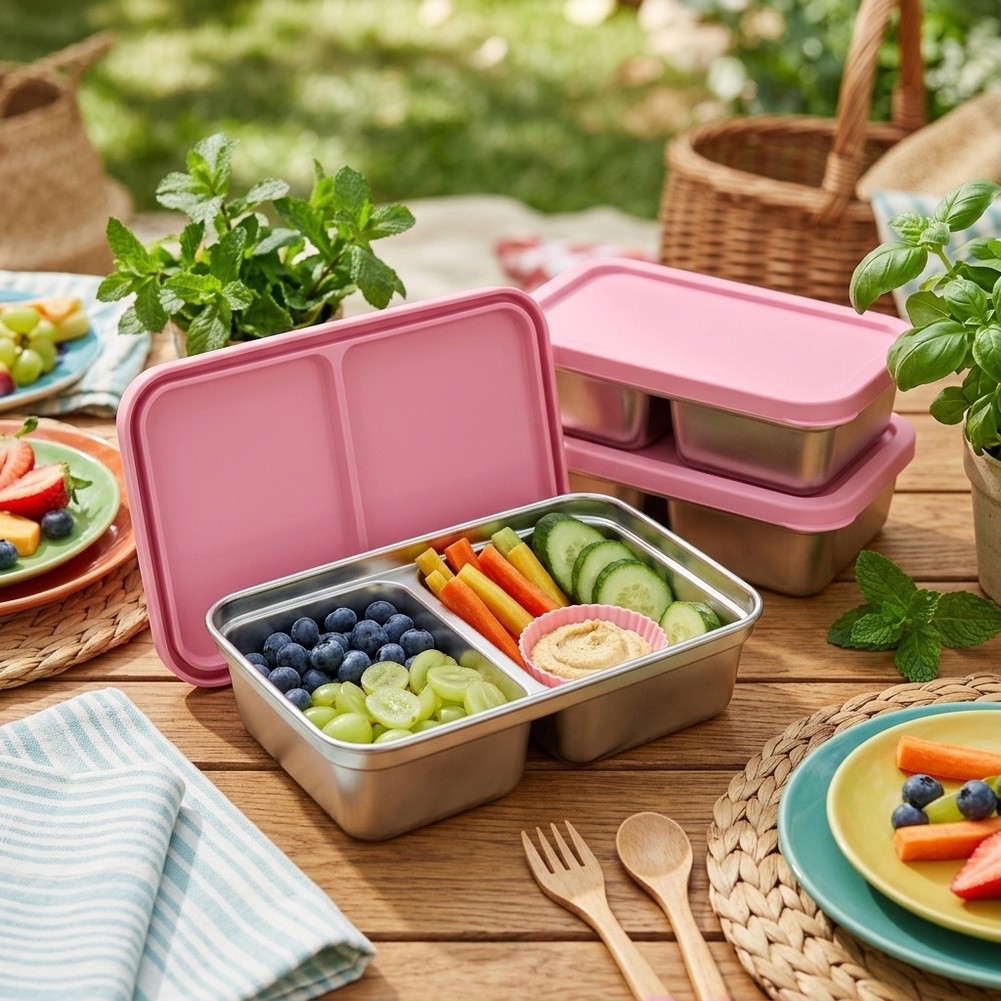 Stackable Stainless Steel Snac - Meal Prep Snacks For Toddlers 评论和价格