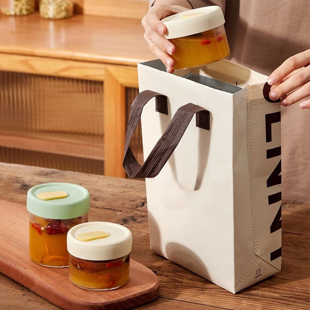 Clear Glass Jars Bone Broth Fr - Meal Prep Oven Safe Containers 评论和价格