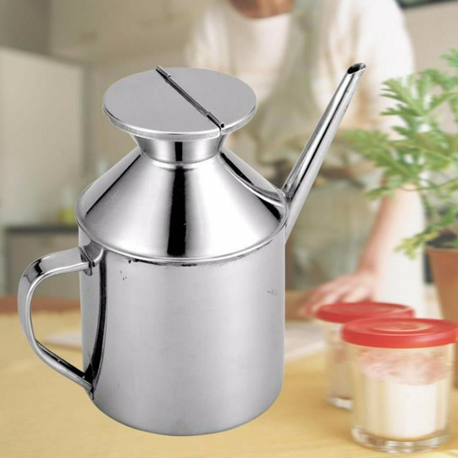 Stainless Steel Oil Can Multip - Herb Keeper Bottle 评论和价格