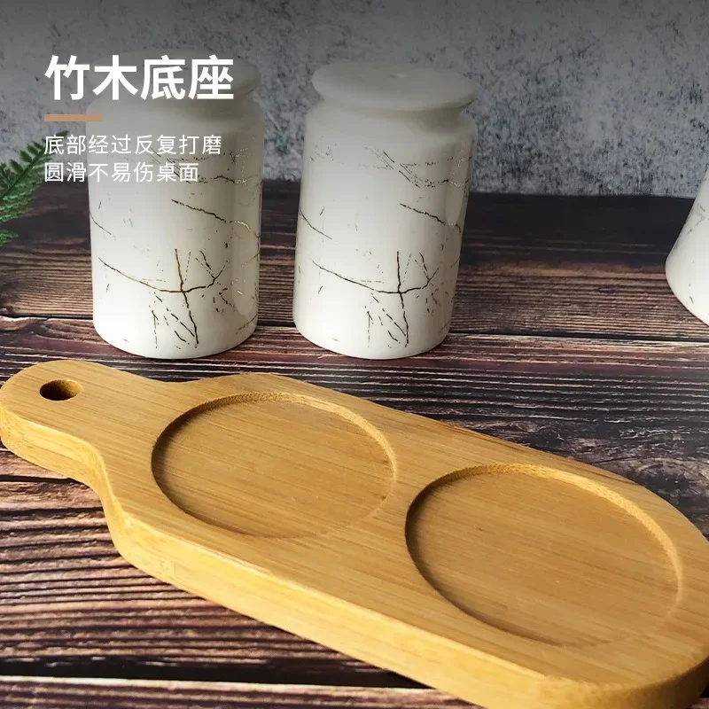 Ceramic Spice Jar Seasoning Bo - Herb Keeper Bottle 评论和价格