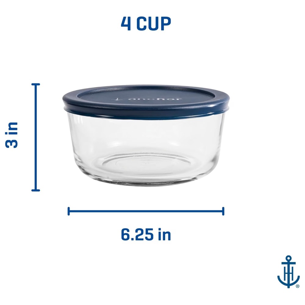 2 Pack Round Glass Food Storag - Meal Prep Oven Safe Containers 评论和价格