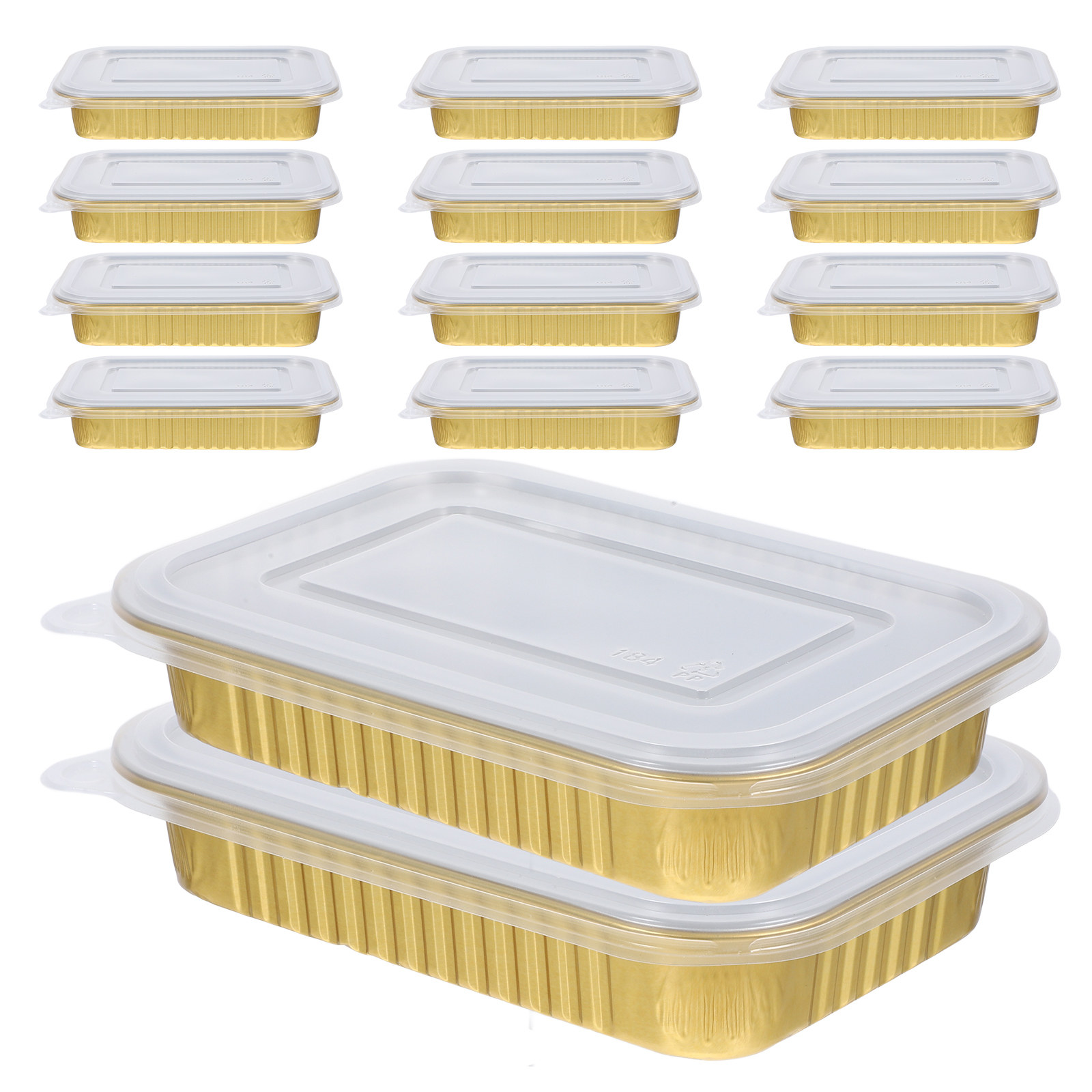 20Pcs Aluminum Foil Rectangula - Meal Prep Oven Safe Containers 评论和价格