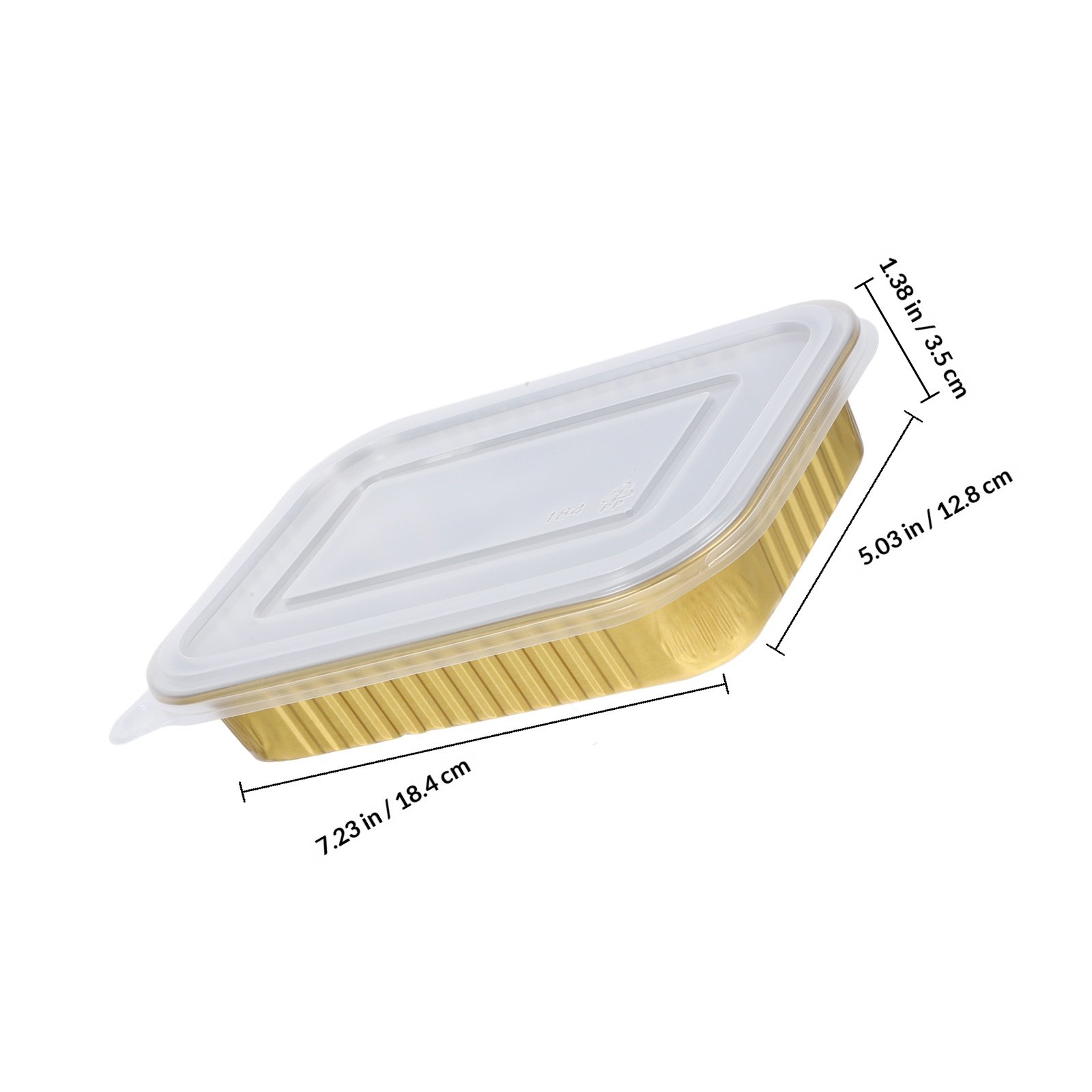 20Pcs Aluminum Foil Rectangula - Meal Prep Oven Safe Containers 评论和价格