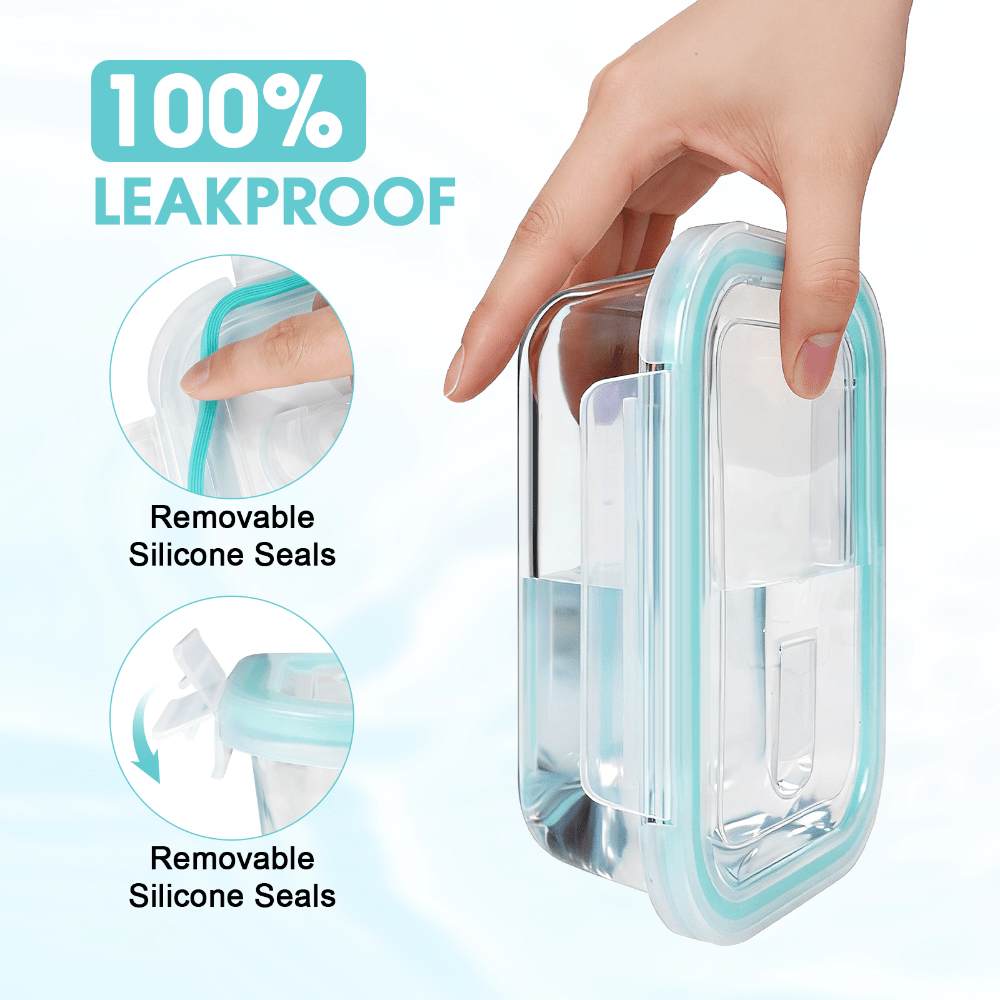 24 Pcs Glass Food Storage Cont - Meal Prep Oven Safe Containers 评论和价格